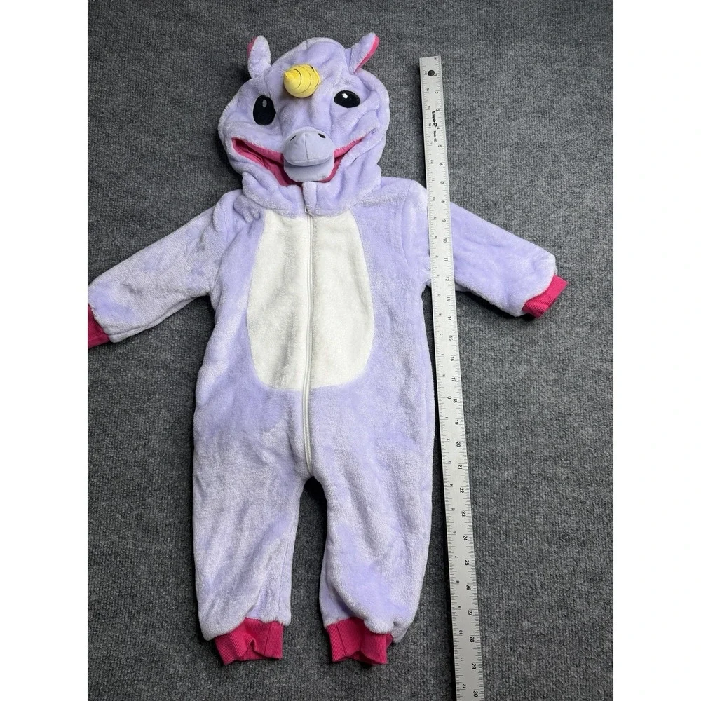 Costume Unicorn Baby Infant 6-9 Months Halloween Suit Light Purple